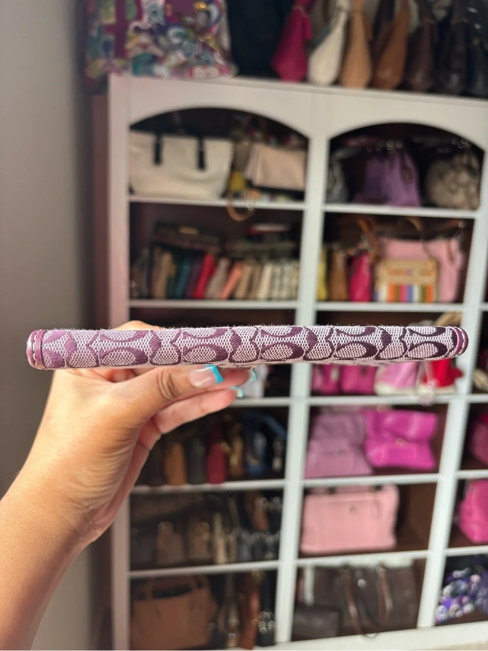 🪪💜COACH Signature Slim Envelope Wallet💜🪪